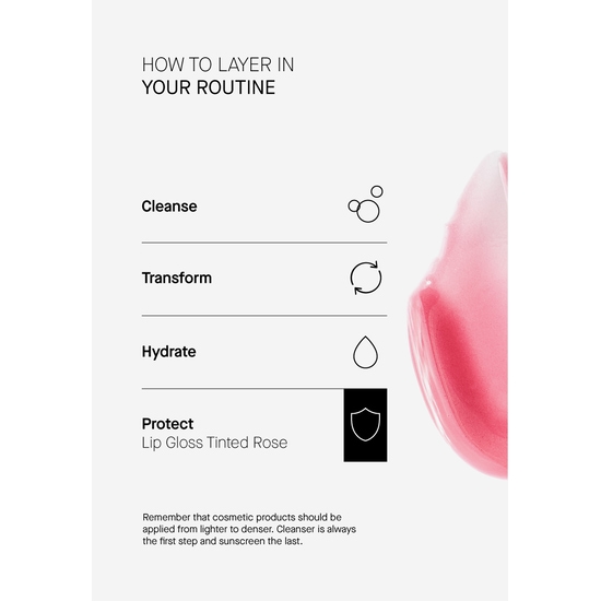 Niche Beauty Lab Tinted Lipgloss SPF50 Rose 15 ml