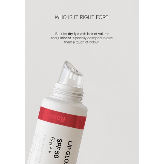 Niche Beauty Lab Tinted Lipgloss SPF50 Rose 15 ml