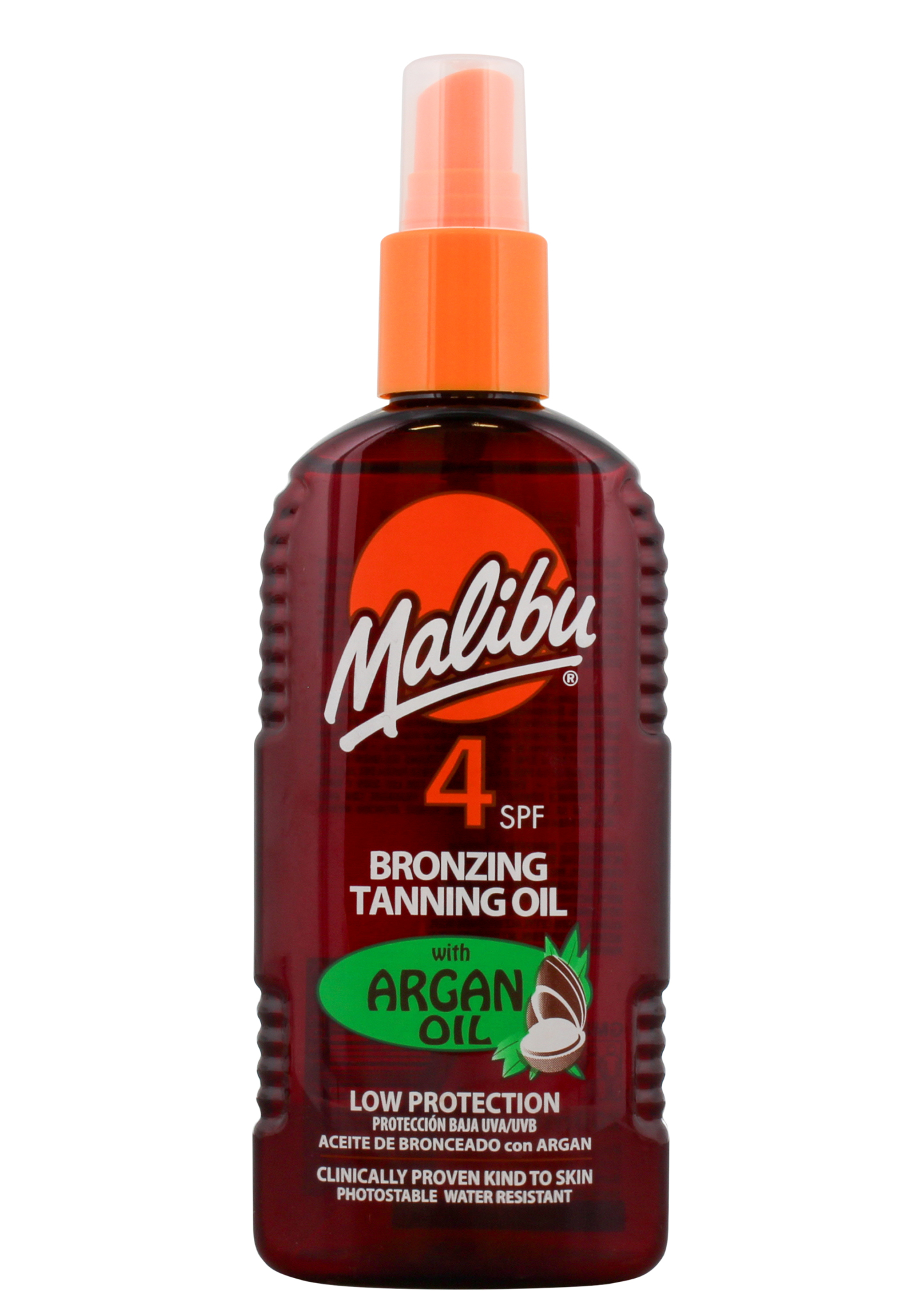 Malibu Tanning Oil Argan SPF4 200 ml
