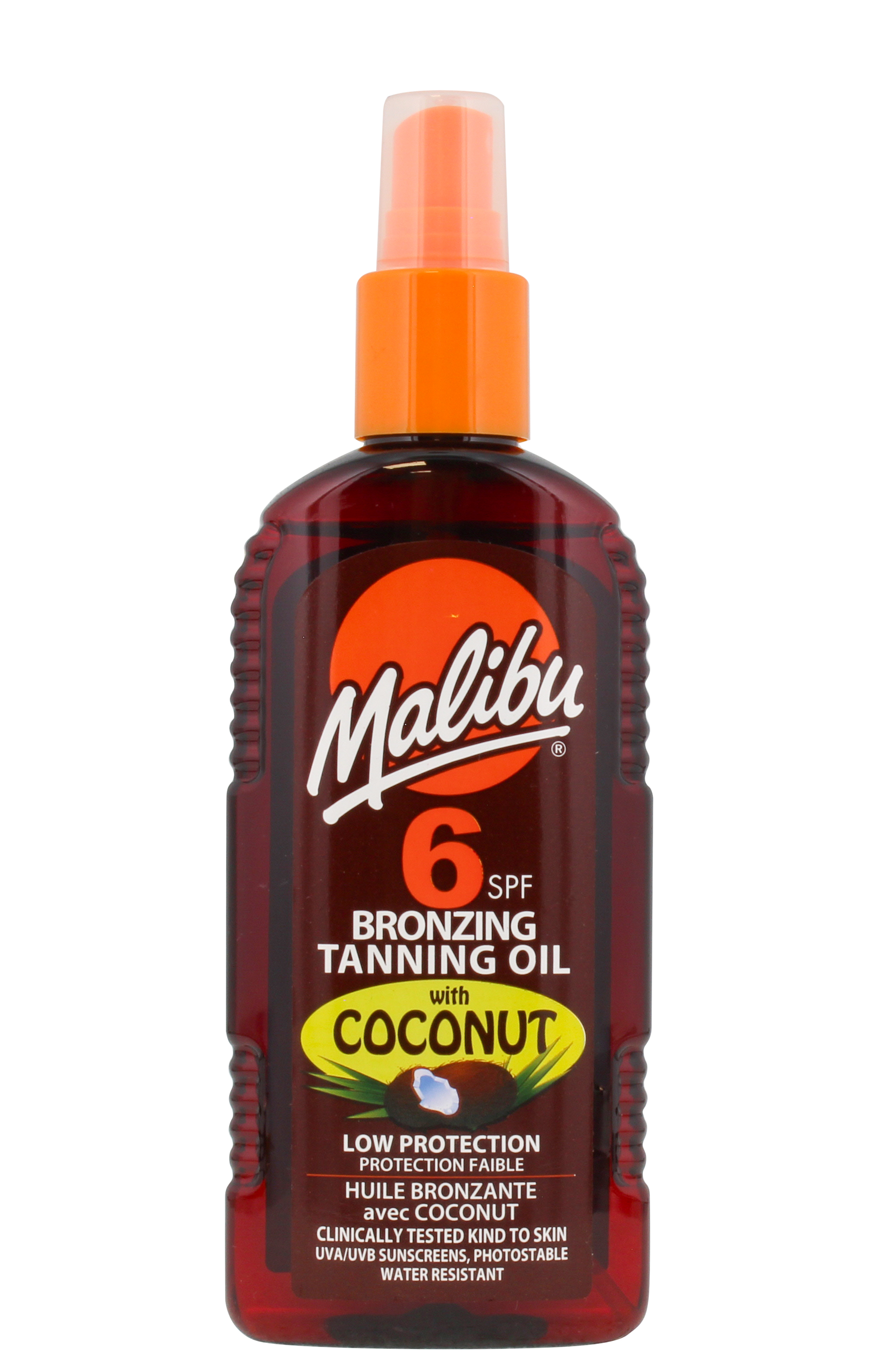 Malibu Bronzing Tanning Oil Coconut SPF6 200 ml
