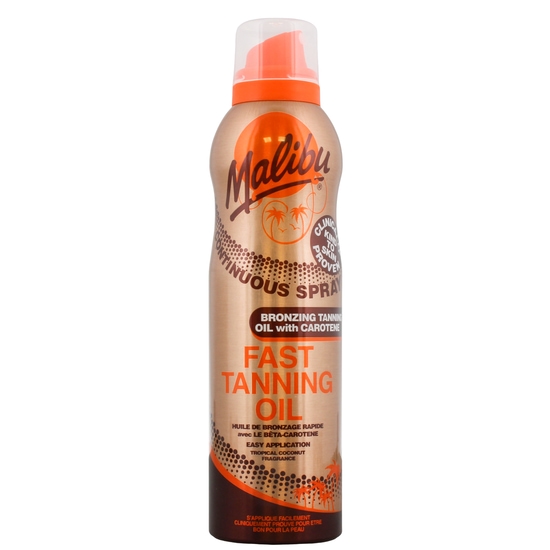 Malibu Continuous Fast Tanning Oil Spray 175 ml