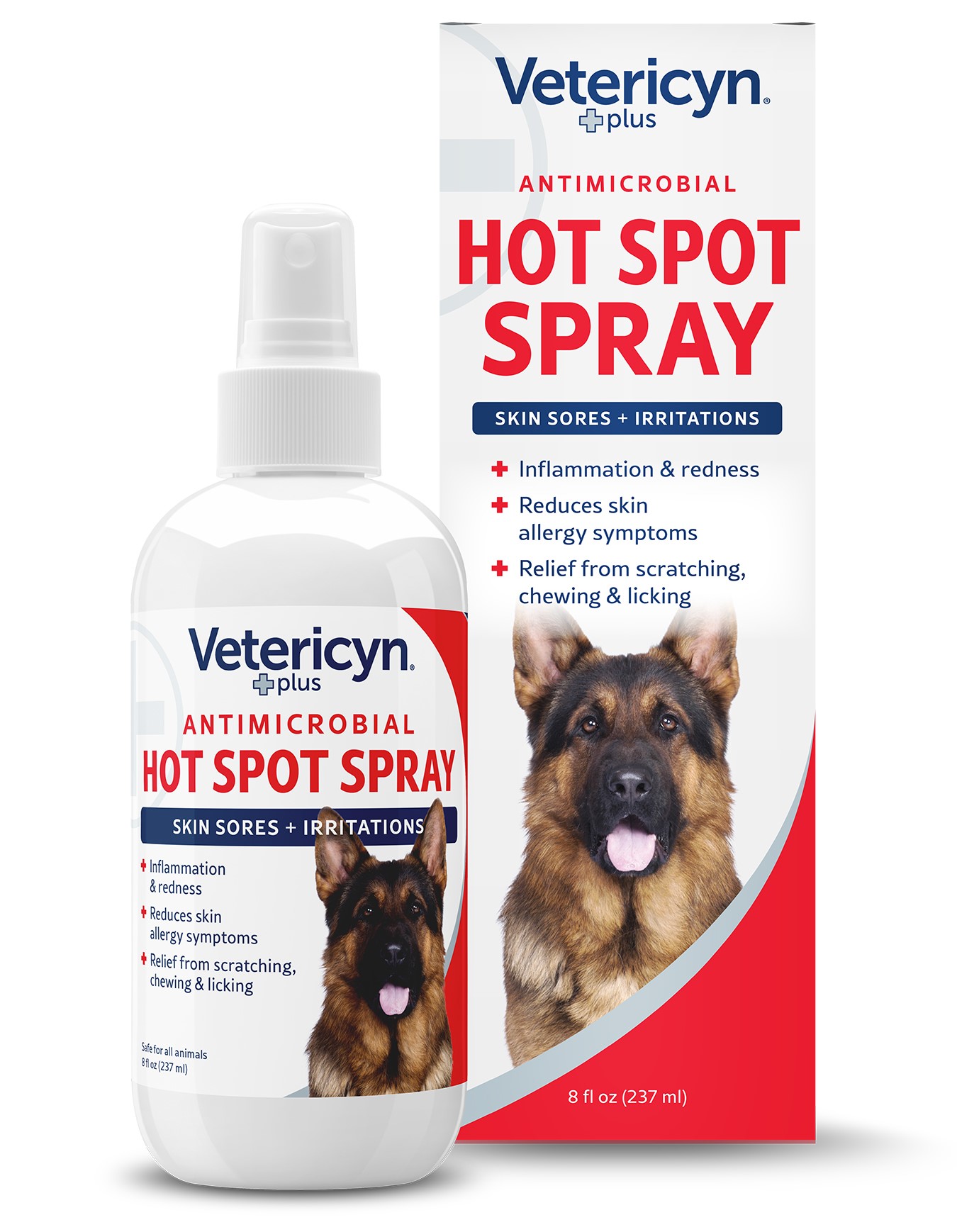 Vetericyn+ Antimicrobial Hot Spot Spray 237 ml