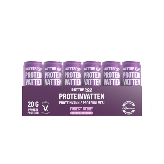Better You Proteinvatten Forest Berry Koffeinfri 330 ml 24 st
