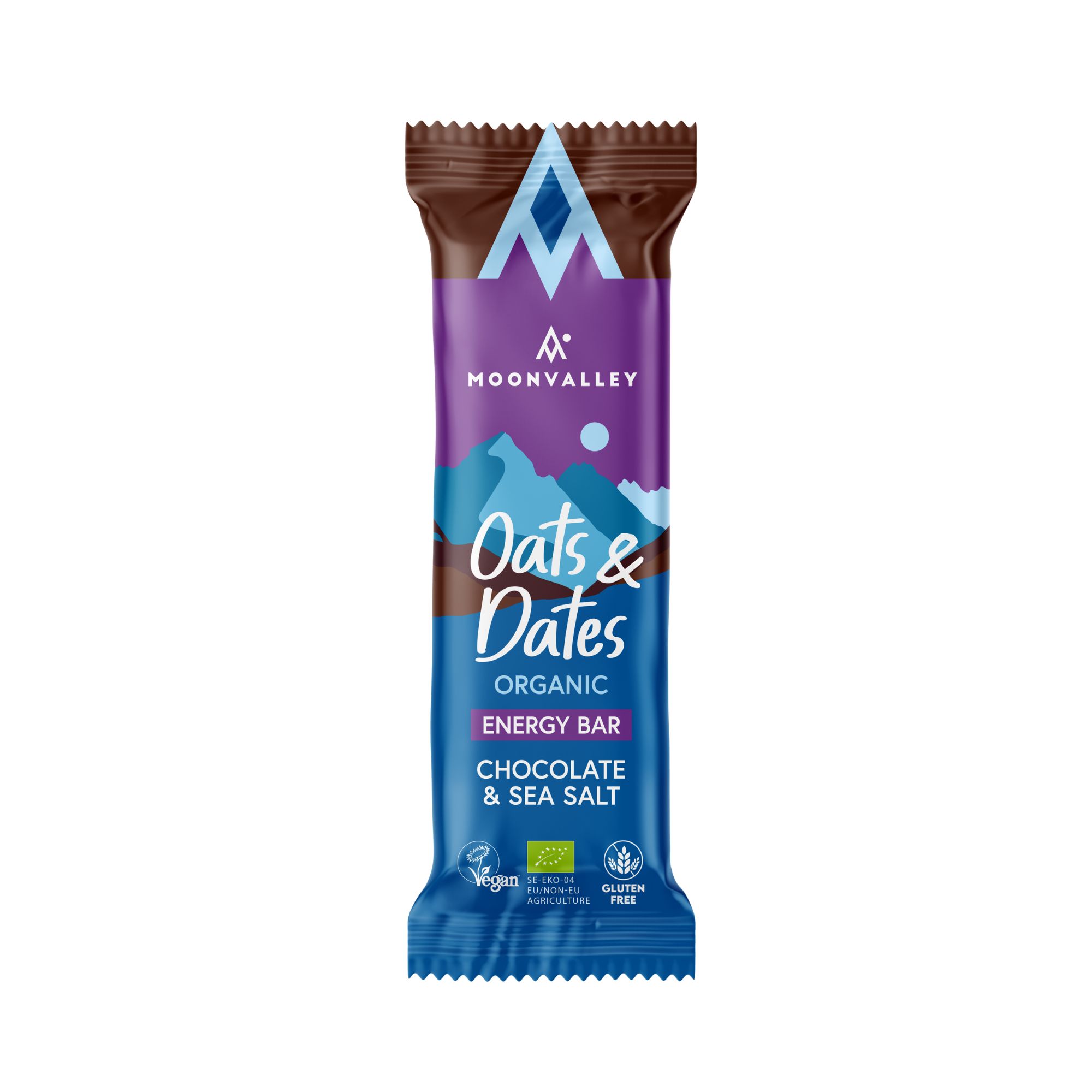 Moonvalley Oats & Dates Energibar Choklad & Havssalt 50 g