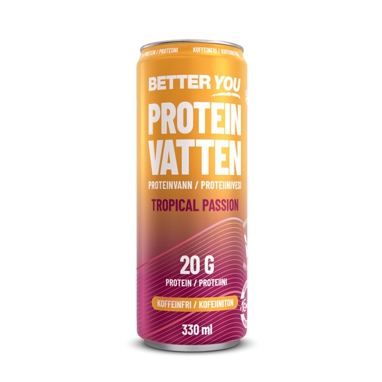 Better You Proteinvatten Tropical Passion Koffeinfri 330 ml