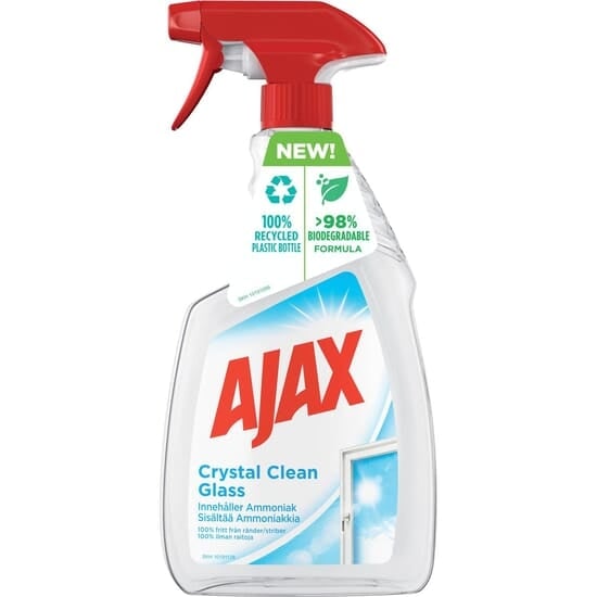 Ajax Crystal Clear Rengöringsspray 750 ml