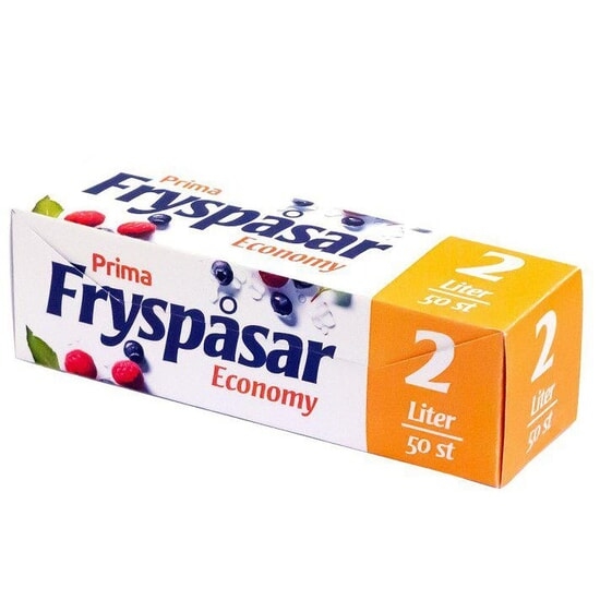Prima Fryspåsar Economy 2 liter 50 st