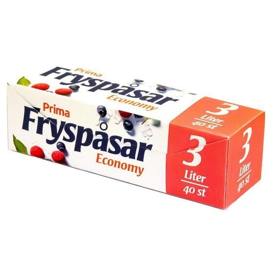 Prima Fryspåsar Economy 3 liter 40 st
