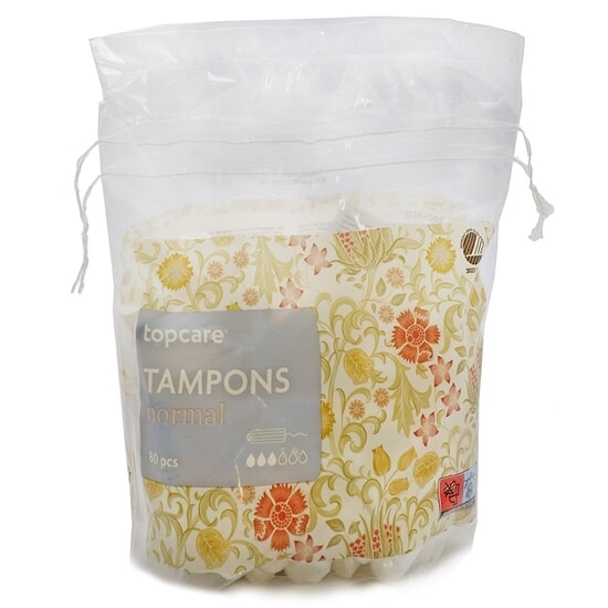 Topcare Tamponger Normal Påse 80 st