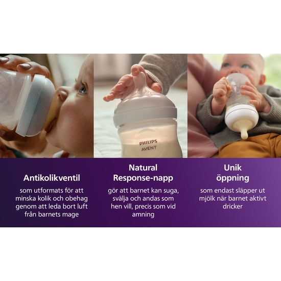 Philips Avent Baby Gift Set Natural Response & Ultra Air Napp