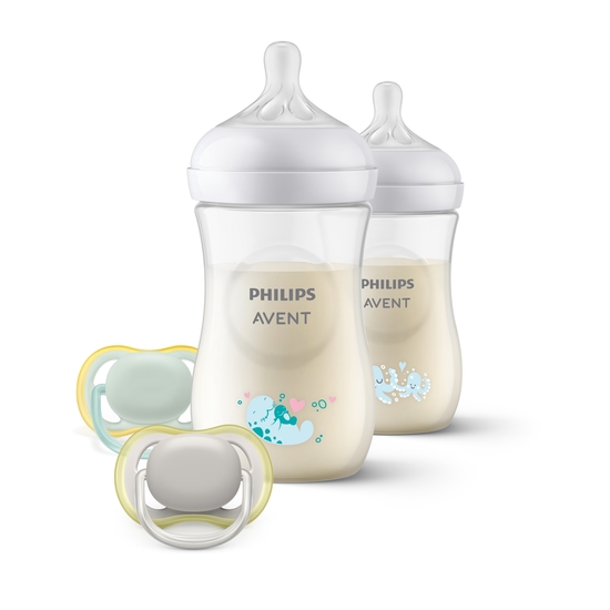 Philips Avent Natural Response Presentkit 260 ml Flaska 2 st + Ultra Air Napp 2 st