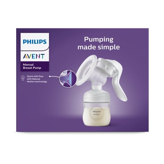 Philips Avent Natural Motion Manuell Bröstpump