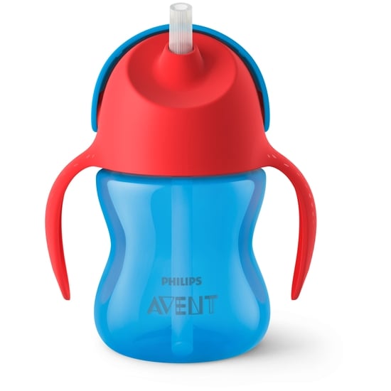 Philips Avent Sugrörsmugg 9 m+ Blå/Röd 200 ml