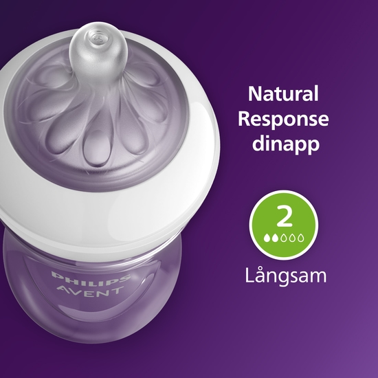 Philips Avent Natural Response Flaska 125 ml + AirFree Vent