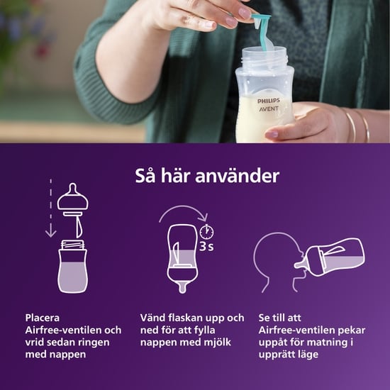 Philips Avent Natural Response Flaska med Air-free Vent 260 ml