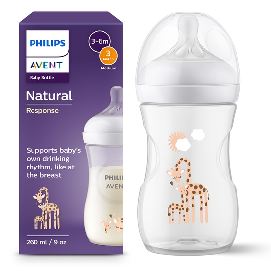 Philips Avent Natural Response Flaska Giraff 260 ml