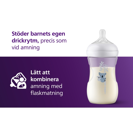 Philips Avent Natural Response Flaska Koala 260 ml