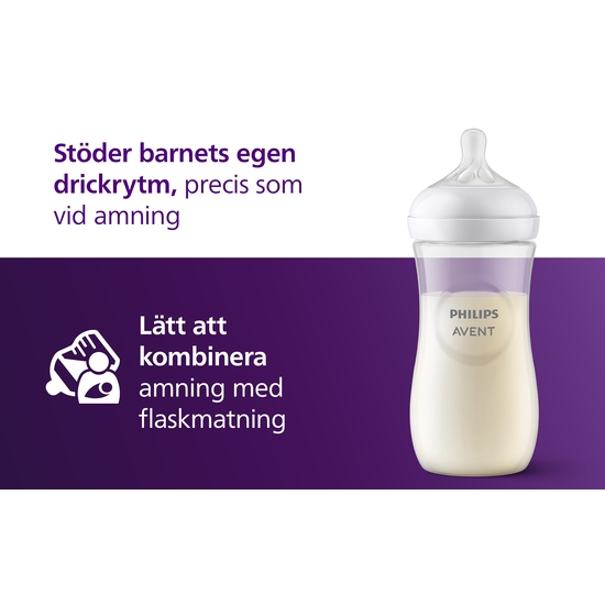 Philips Avent Nappflaska Natural Response 6 mån+ 330 ml