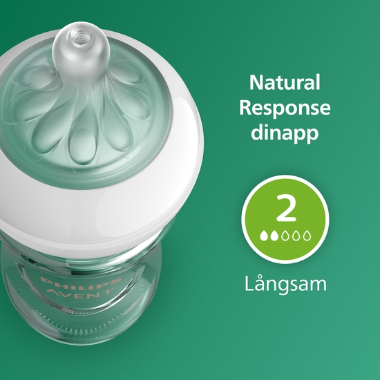 Philips Avent Natural Response Glasflaska 120 ml