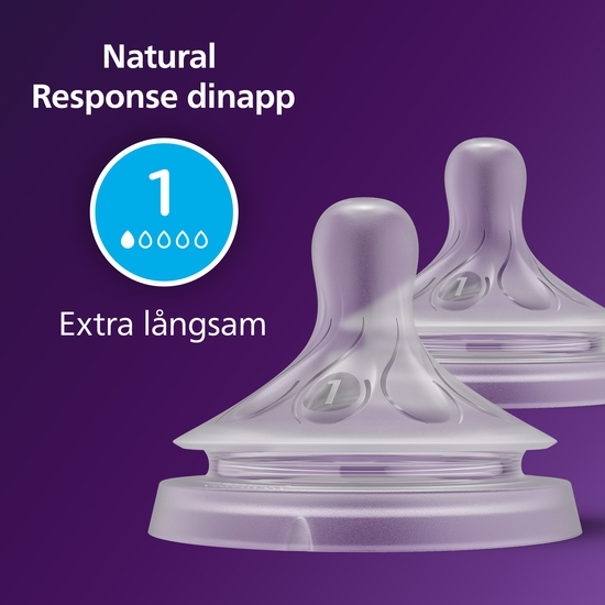 Philips Avent Natural Response Flasknapp (1) 0m