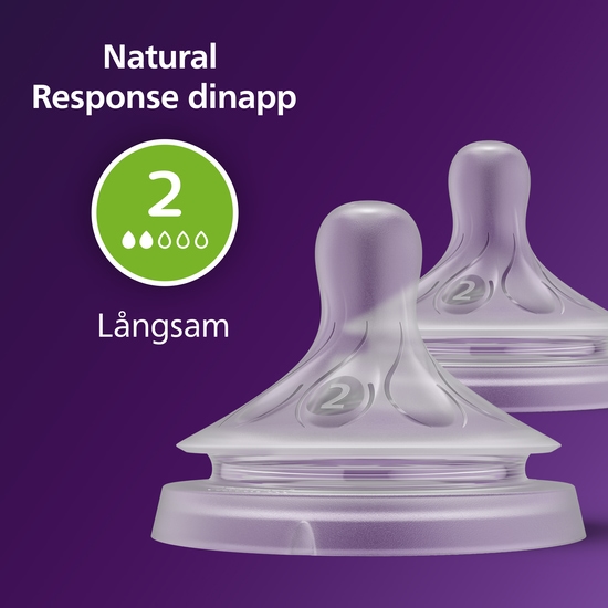 Philips Avent Natural Response Flasknapp (2) 0 m+