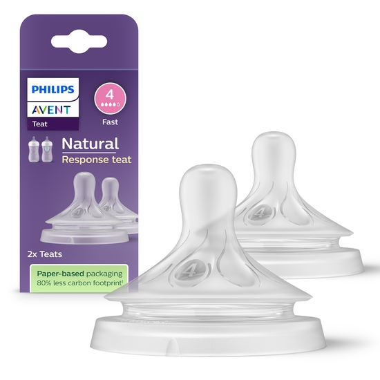Philips Avent Natural Response Flasknapp (4) 3m+