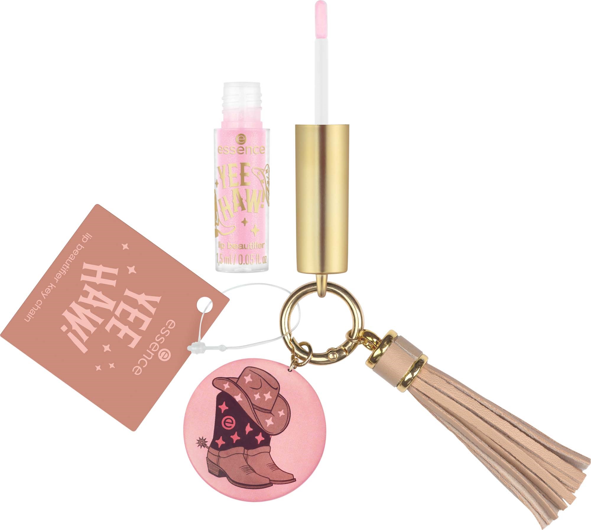 essence YEE HAW! Lip Beautifier Key Chain 01 Boots, Hat, Go! 1,5 ml