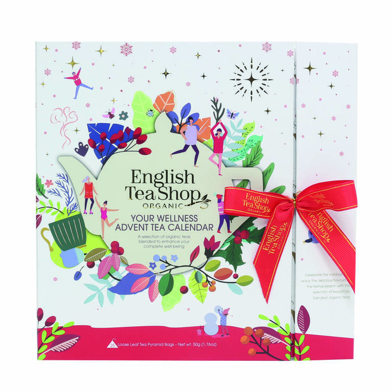 English Tea Shop Tekalender Wellness 25 luckor