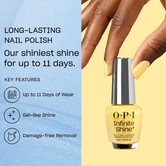 OPI Infinite Shine Spring Collection Slay Hello to Yellow 15 ml