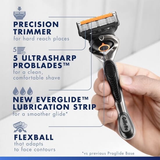 Gillette Proglide Rakblad 4 st