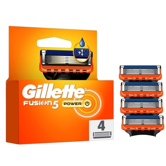 Gillette Fusion5 Power Rakblad 4 st