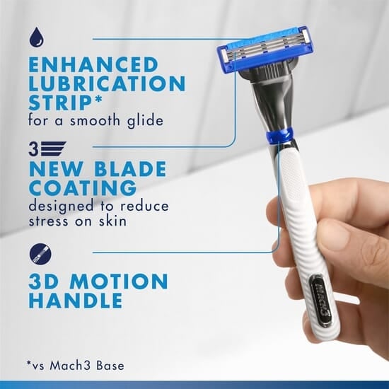 Gillette Mach3 Turbo Rakblad 8 st