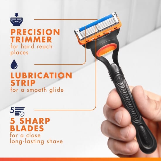 Gillette Fusion5 Rakhyvel 2 Rakblad