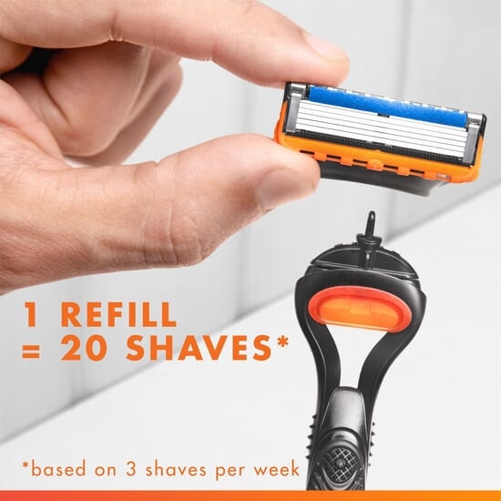 Gillette Fusion5 Rakhyvel 2 Rakblad