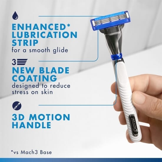 Gillette Mach3 Turbo Rakhyvel 2 Rakblad