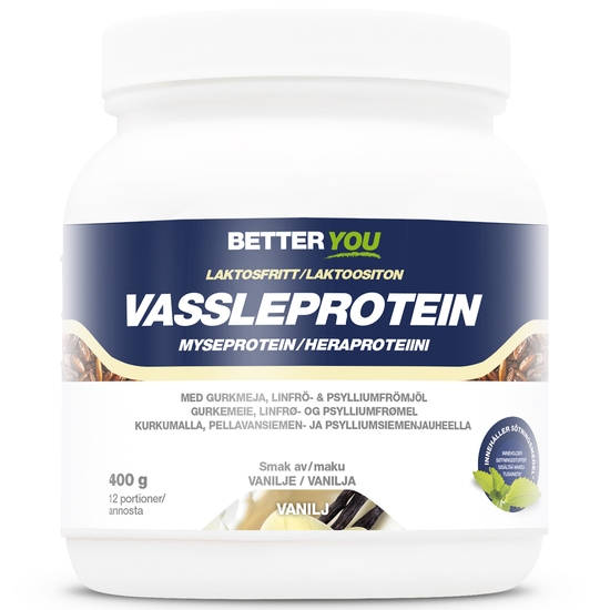 Better You Laktosfritt Vassleprotein Vanilj 400 g