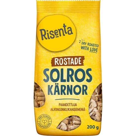 Risenta Solroskärnor Rostade 200 g