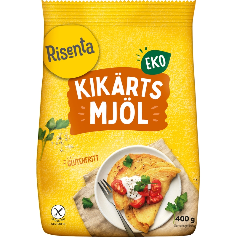 Risenta Kikärtsmjöl EKO 400 g