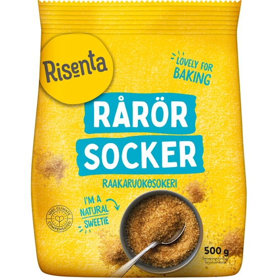 Risenta Rårörsocker 500 g