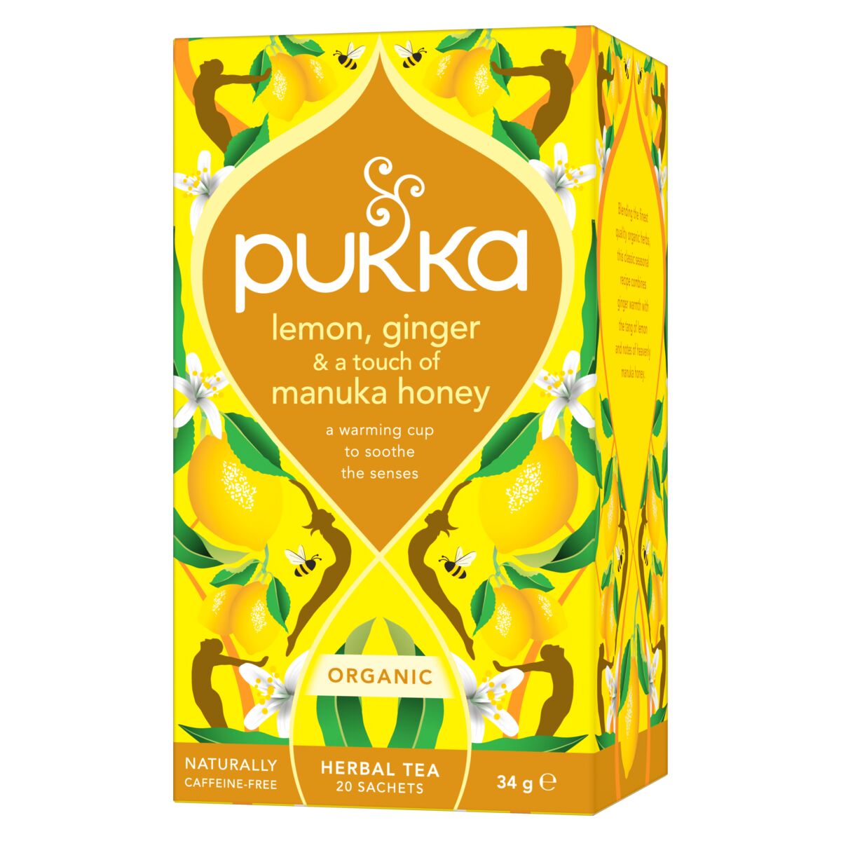 Pukka Lemon, Ginger & a touch of Manuka Honey 20 tepåsar