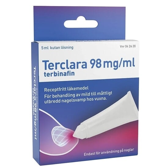 Terclara 98 mg/ml 5 milliliter Kutan lösning