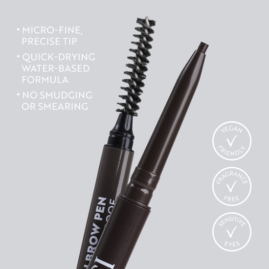 IsaDora The Precision Brow Pen, Definition & Waterproof 02 Dark Brown
