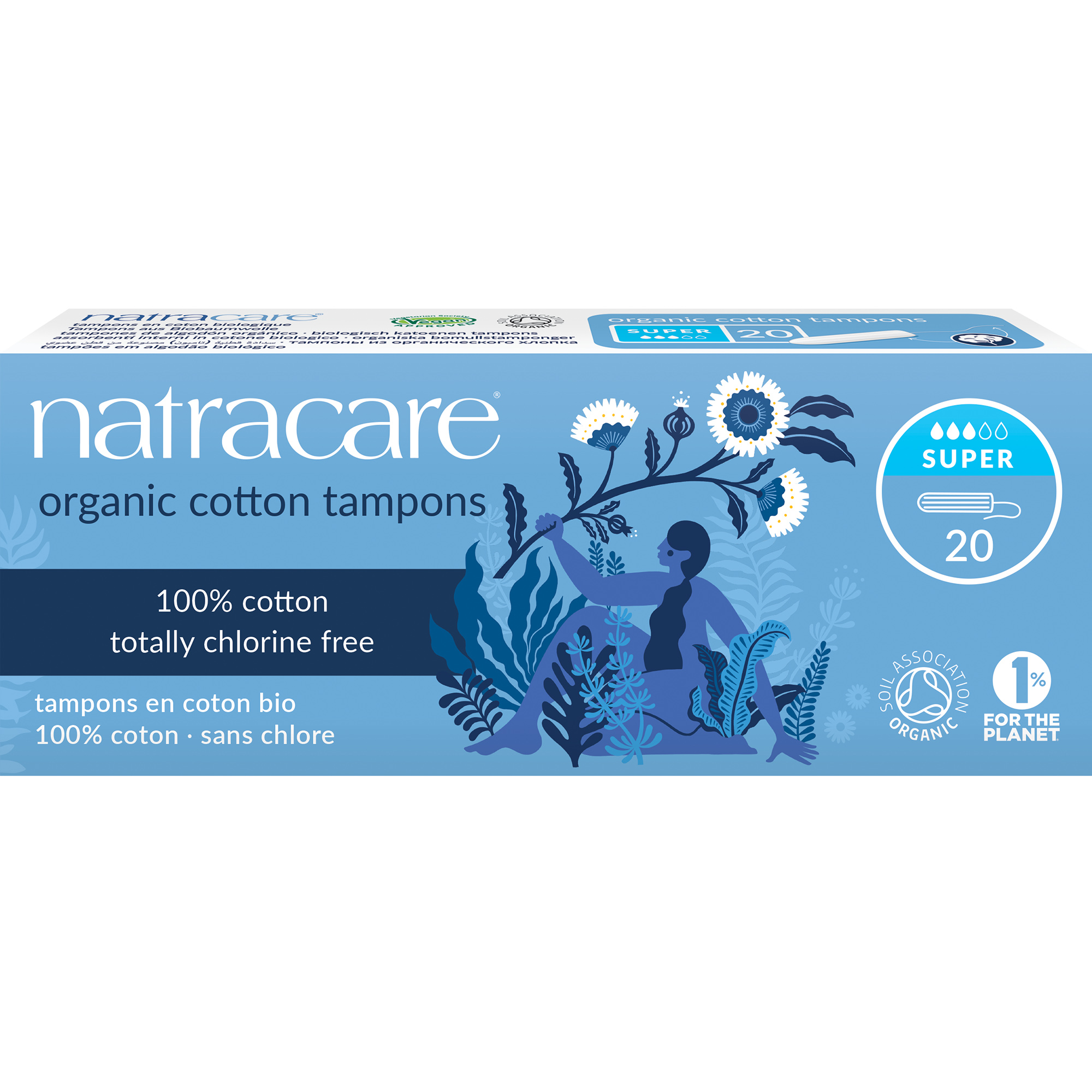 Natracare Ekologiska Tamponger Super 20 st
