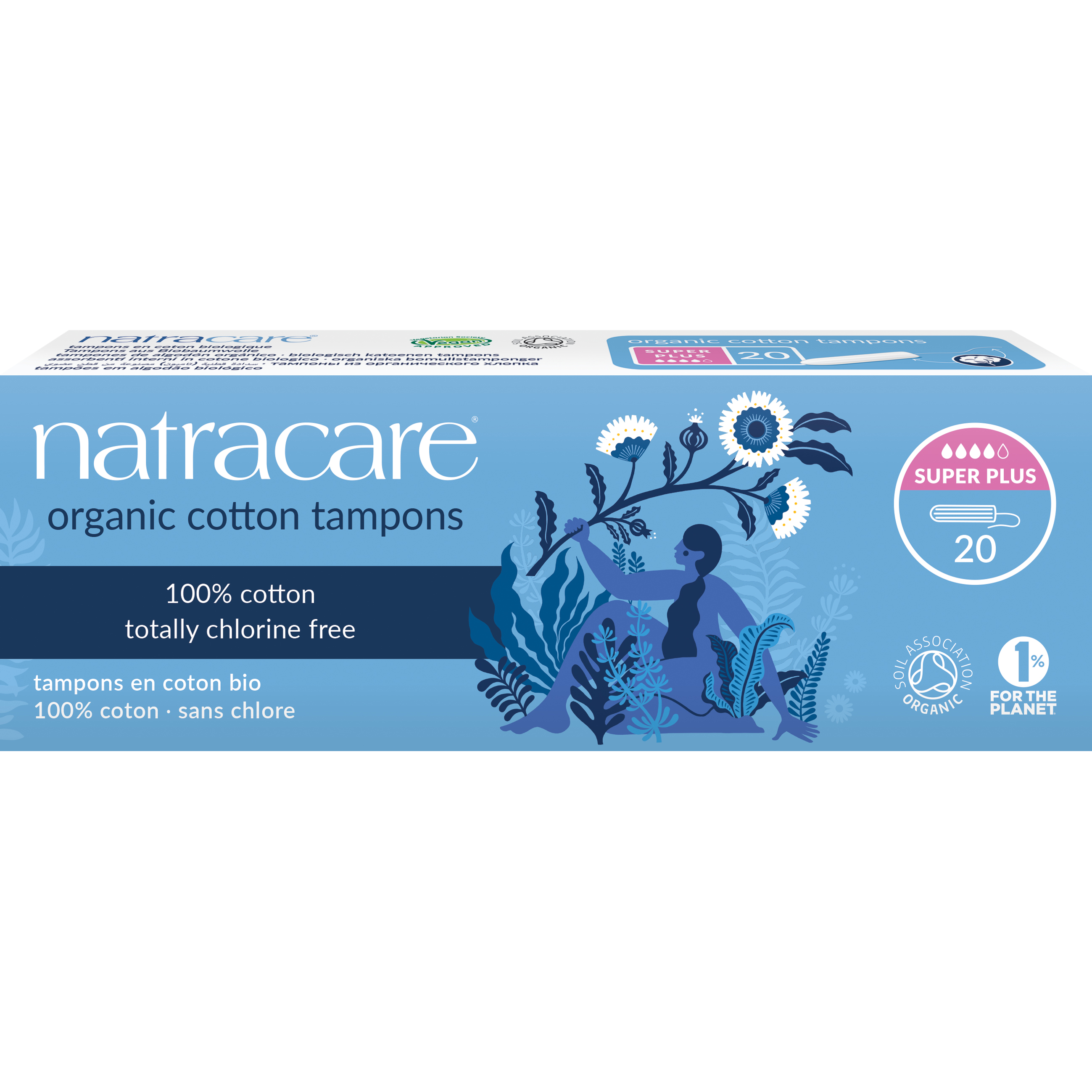 Natracare Ekologiska Tamponger Super Plus, 20 st