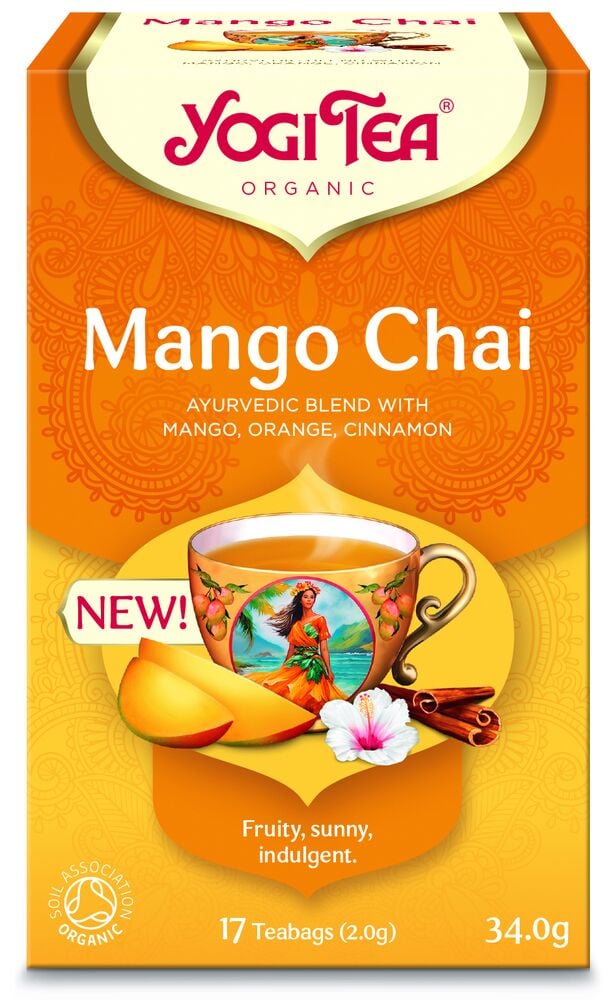 Yogi Tea Mango Chai KRAV 17 tepåsar 