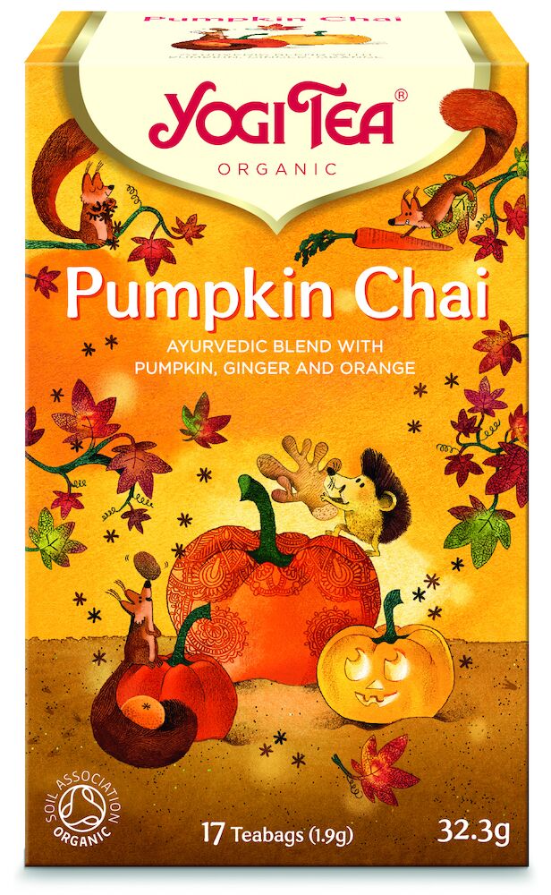 Yogi Tea Pumpkin Chai KRAV 17 tepåsar