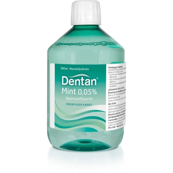 Dentan Mint 0,05 % 500 milliliter Munsköljvätska