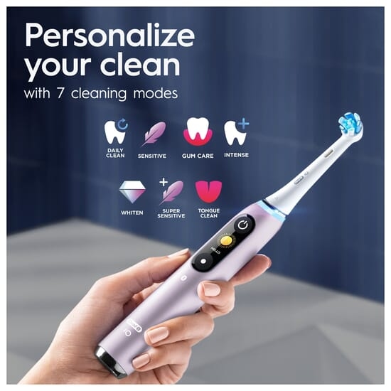 Oral-B iO 9 Eltandborste Rosenkvartsfärgad