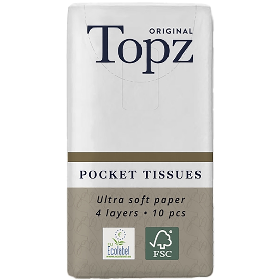 Topz Premium Tissue Näsdukar 10 x 10 st