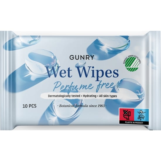 Gunry Wet Wipes Sensitive 10 st